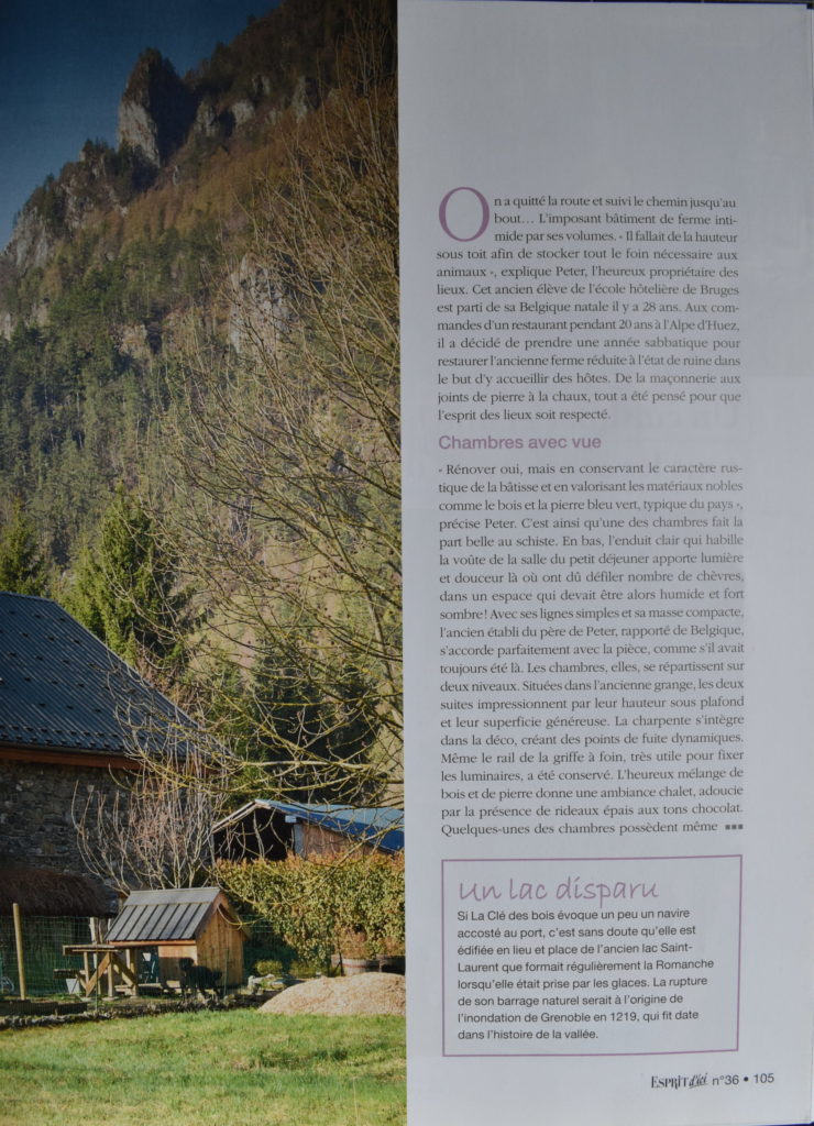 Clé des Bois chambres d'hôtes Bourg d'Oisans